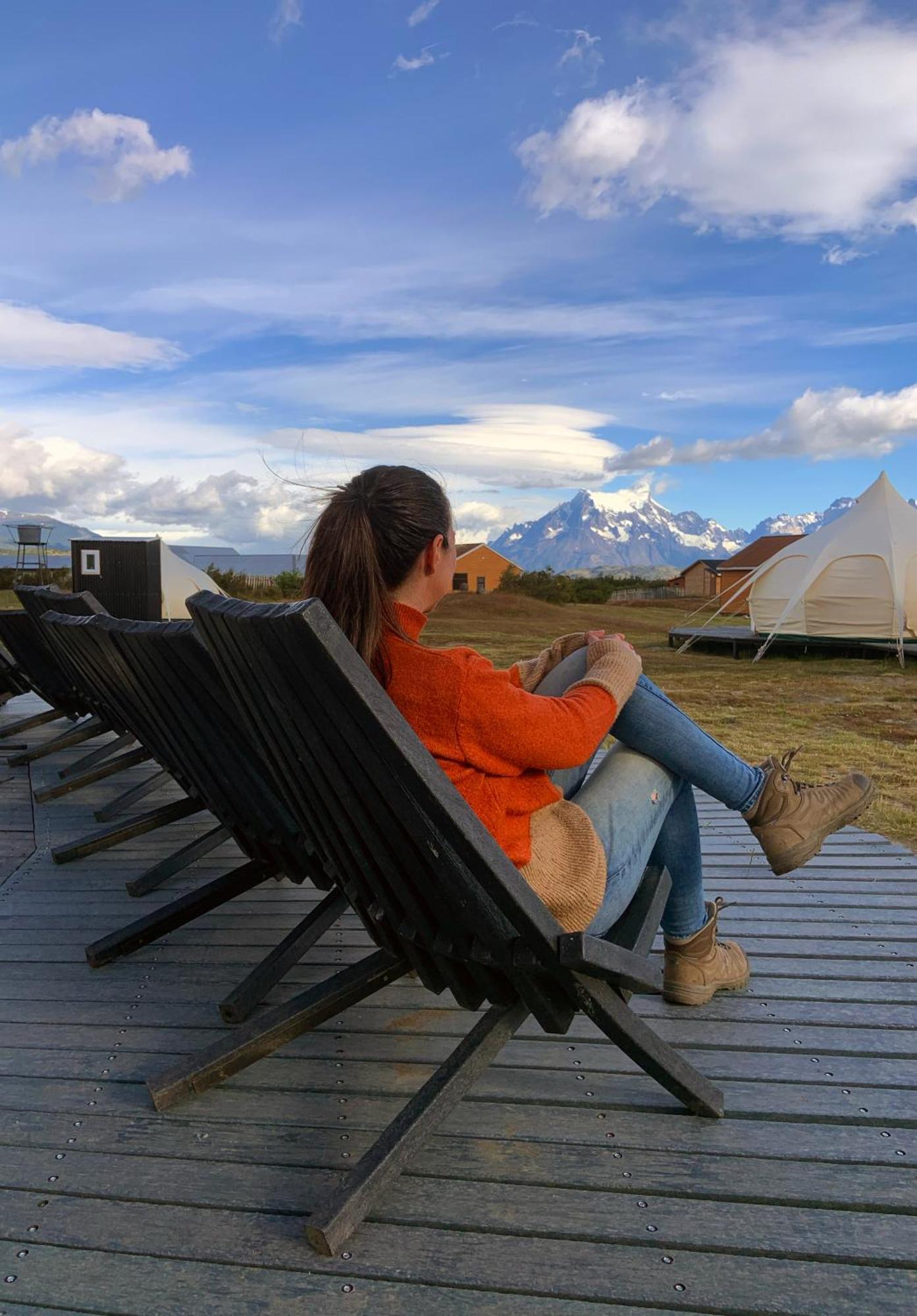 Chilenativo Riverside Camp Torres del Paine National Park Exteriör bild